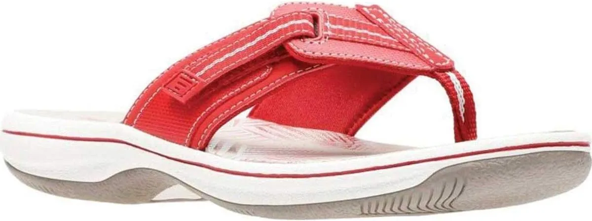 Clarks Unisex Brinkley JazzH Sneaker, Red, 0 US Women