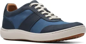Clarks Unisex Nalle Fern Sneaker, Navy Combi, 0 US Women
