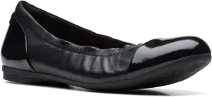 Clarks Unisex Rena Jazz Sneaker, Black Leat, 0 US Women
