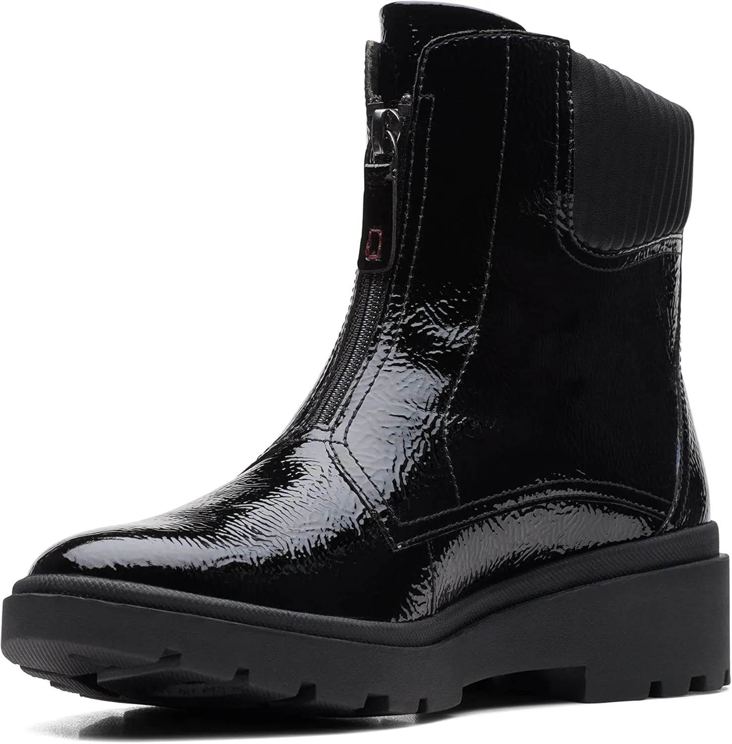 Clarks Women's Calla Zip Mid Calf Boot