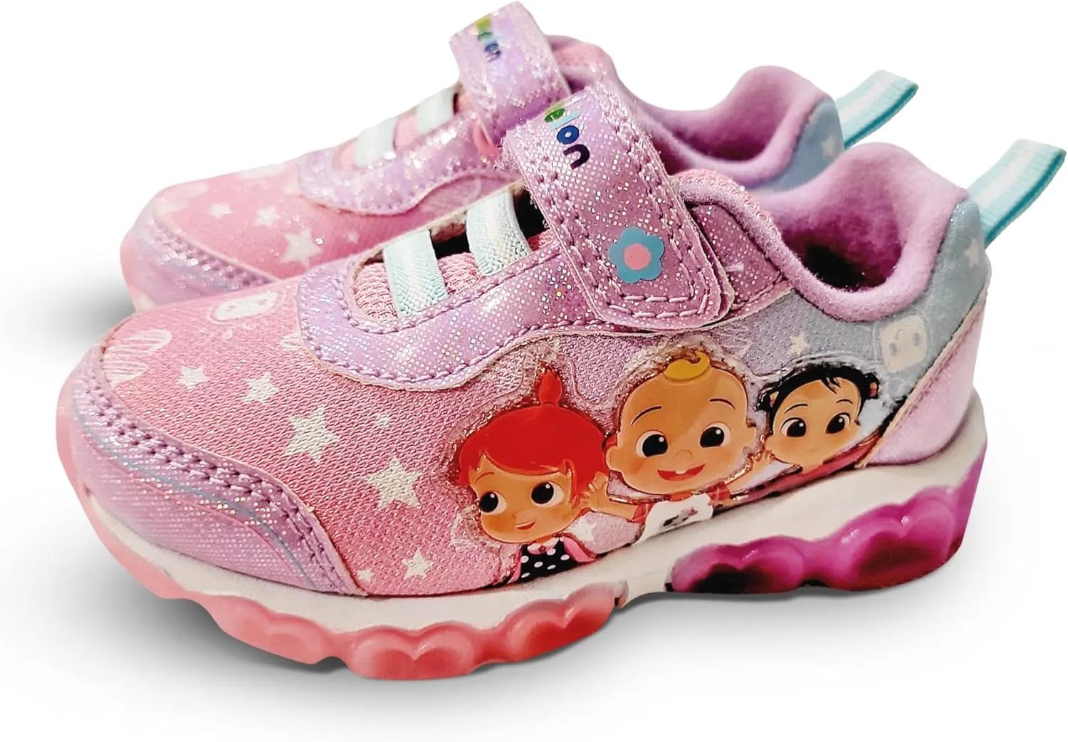 Cocomelon Girl's Lighted Athletic Sneaker