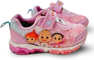 Cocomelon Girl's Lighted Athletic Sneaker