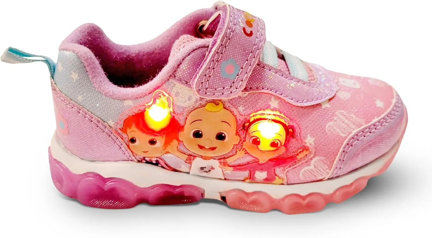 Cocomelon Girl's Lighted Athletic Sneaker