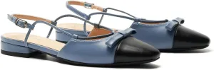 C.Paravano Women's Almond Toe Slingback Flats with Cap, Stylish Comfort Flats for Casual, Dressy, Office Wear