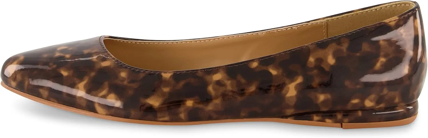 CUSHIONAIRE Women's Francie Flat with  Comfort Foam and Wide Widths Available