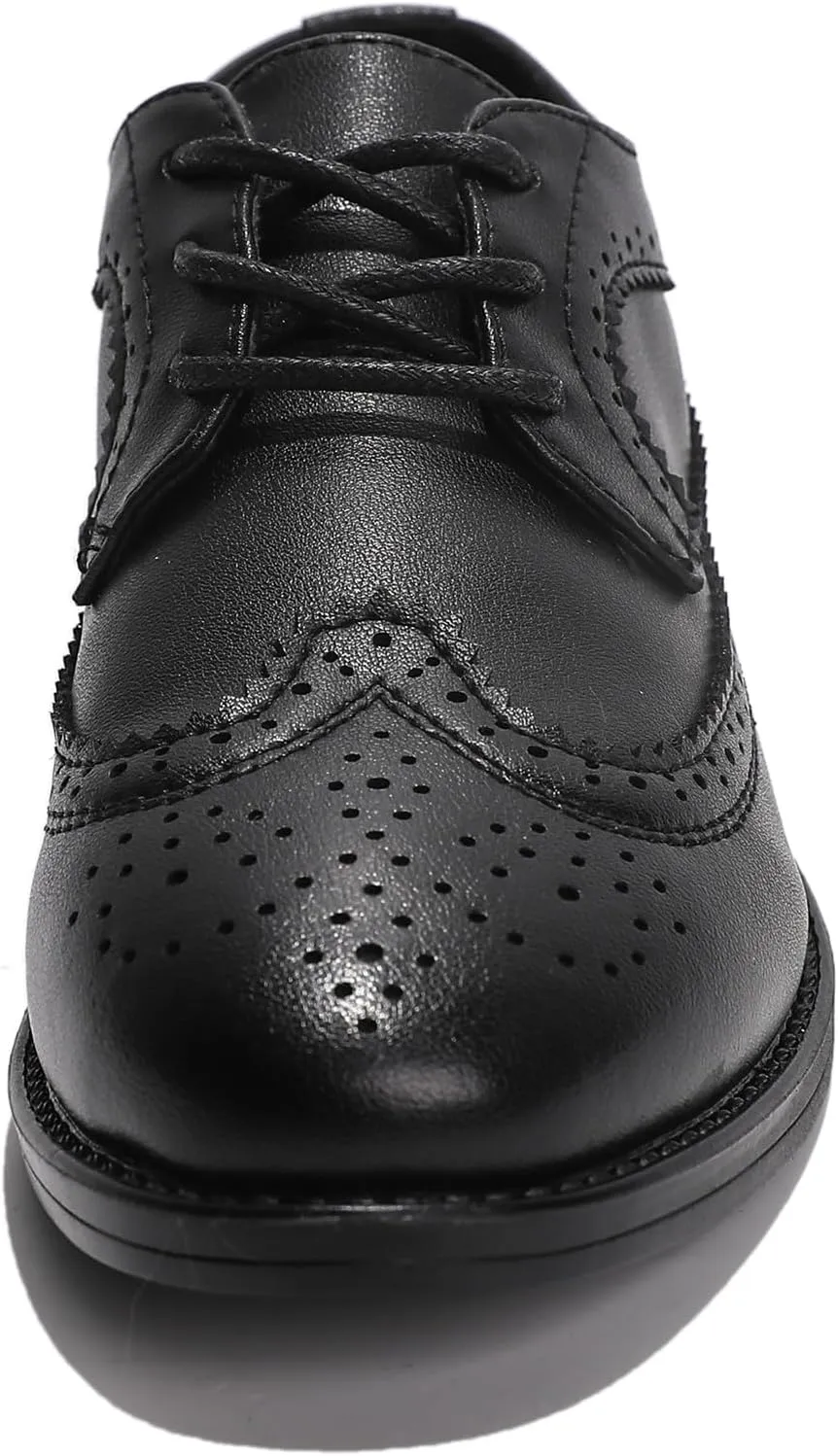 DADAWEN Boys Girls Classic Lace-Up Dress Shoes Formal Oxford Shoes Wedding Church School Uniform Shoes (Toddler/Little Kid/Big Kid)