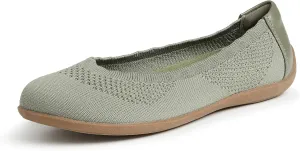 Dearfoams Women's Lightweight Washable Comfort Misty Ballet Flats
