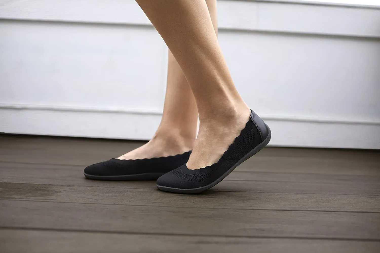 Dearfoams Women's Lightweight Washable Comfort Misty Ballet Flats