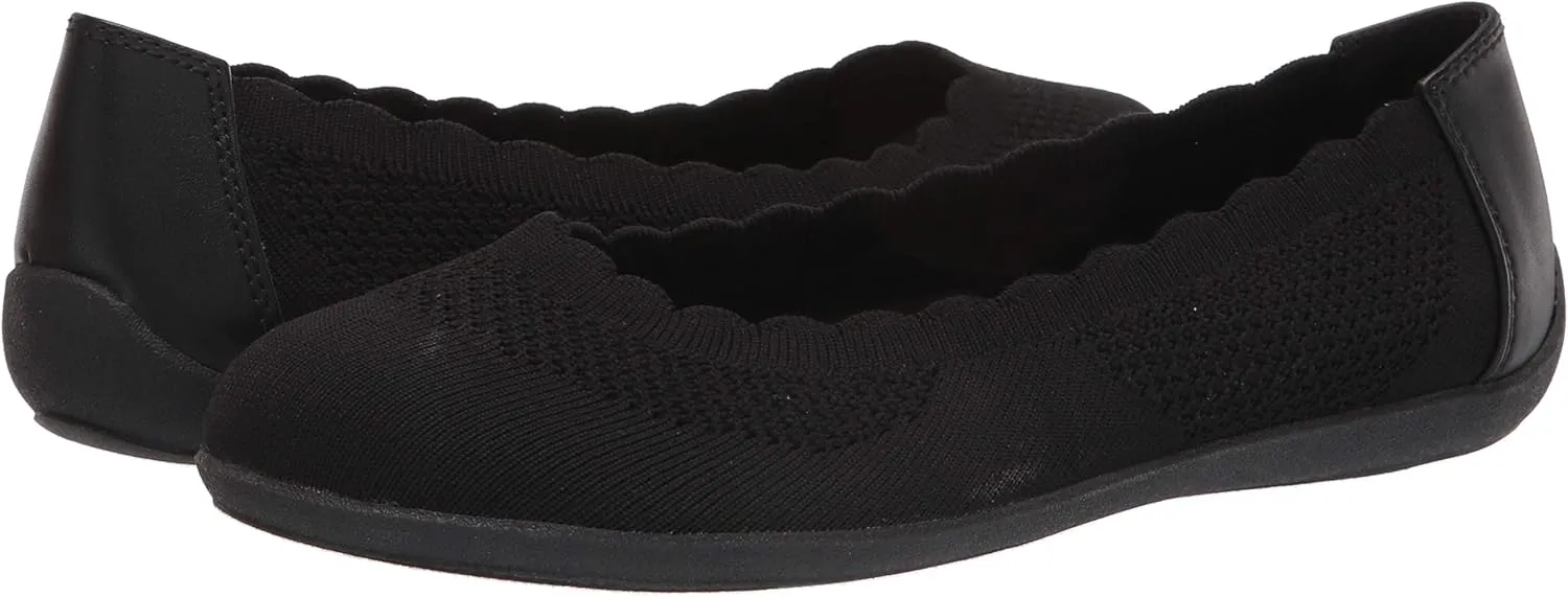 Dearfoams Women's Lightweight Washable Comfort Misty Ballet Flats