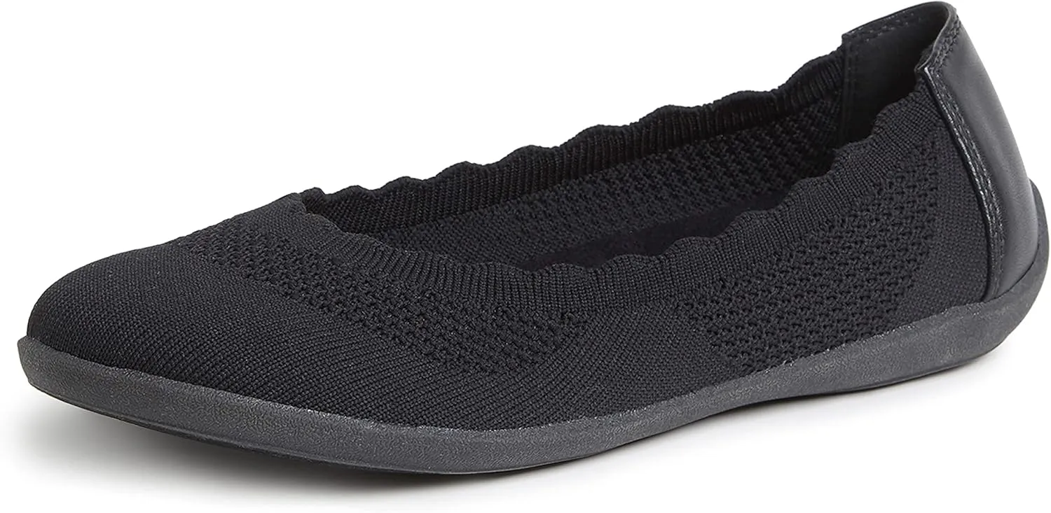 Dearfoams Women's Lightweight Washable Comfort Misty Ballet Flats