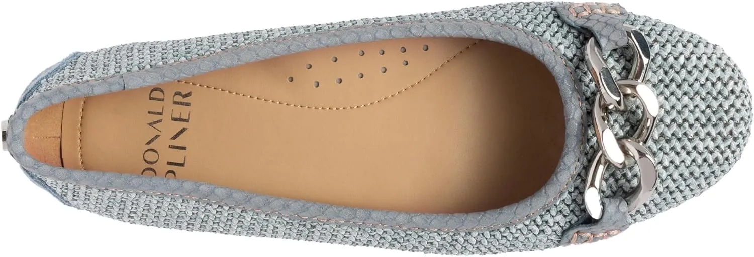 Donald Pliner Women's Raya Ballet, Luxury, Slip-On Shoes, Women’s Flats, Comfortable & Stylish, Casual, Work, Ballet Flats