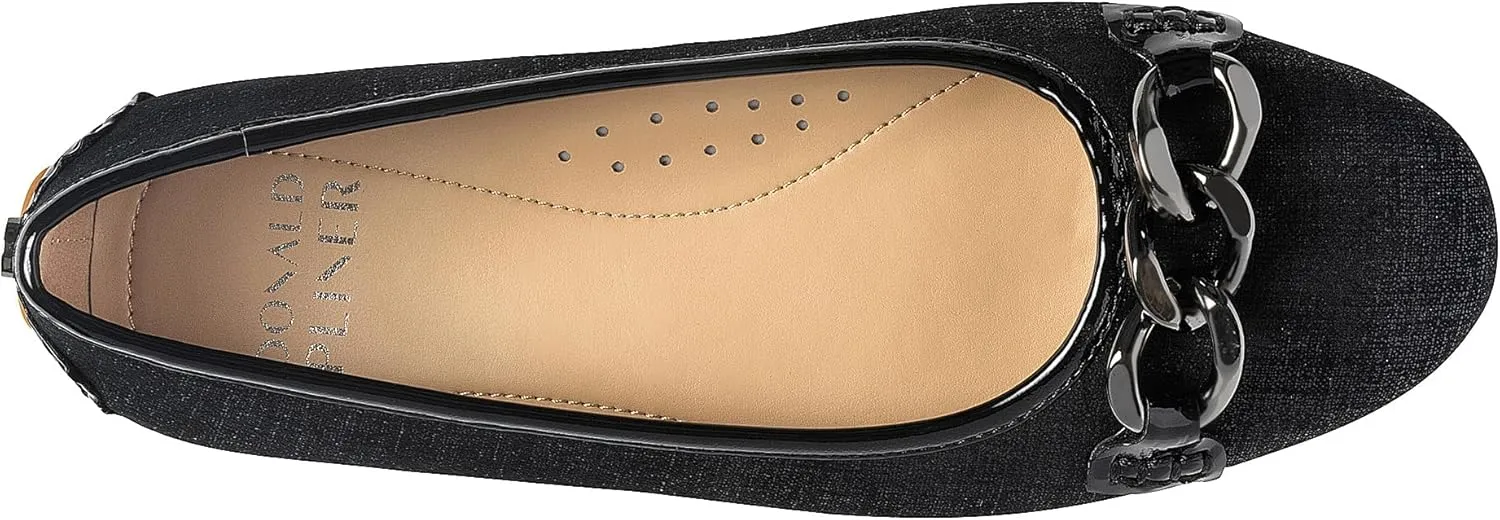 Donald Pliner Women's Raya Ballet, Luxury, Slip-On Shoes, Women’s Flats, Comfortable & Stylish, Casual, Work, Ballet Flats
