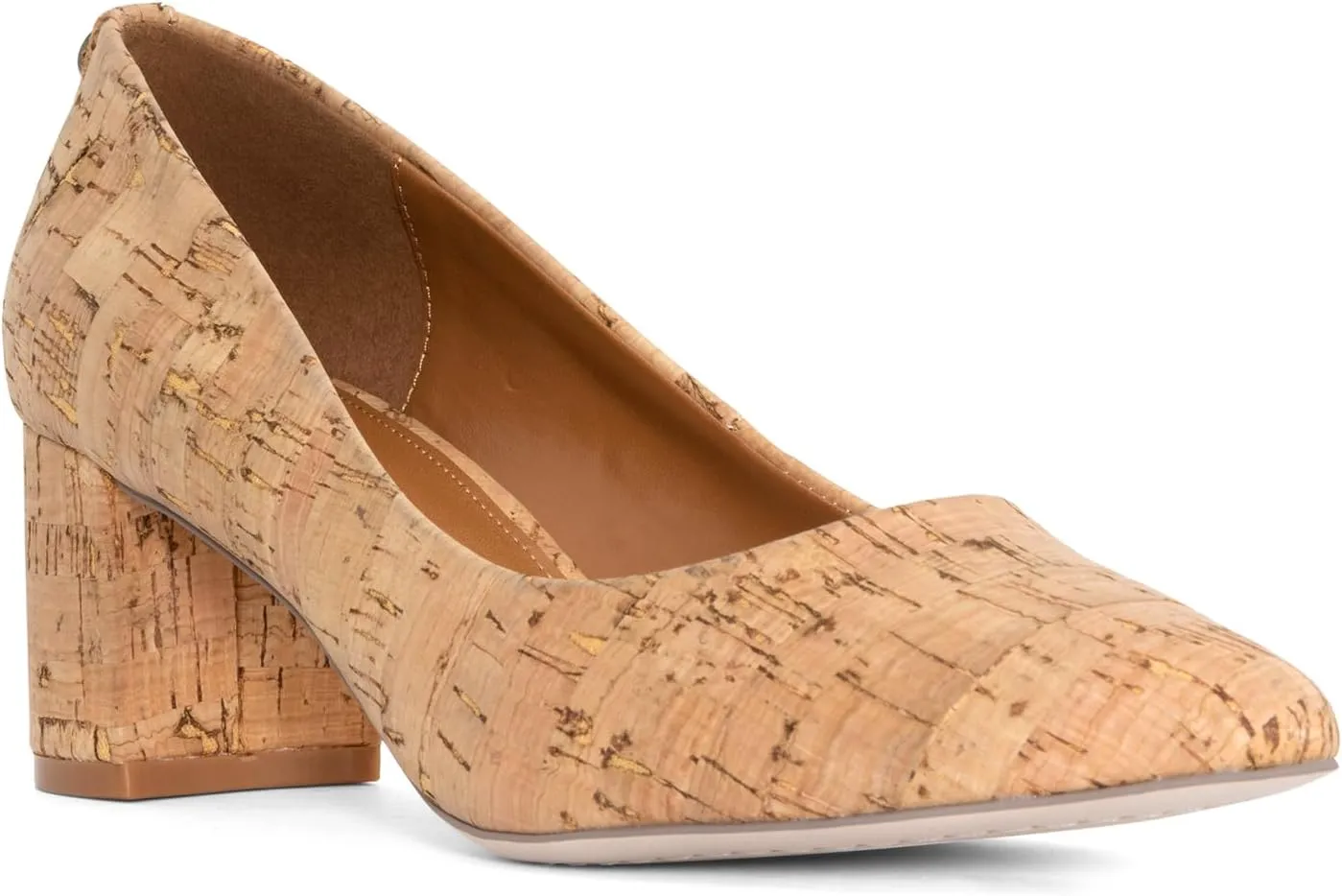Donald Pliner Women's Stephani High Crepe Fabric – 2” Block, Chunky Heels Dress Shoes, Classic Pump