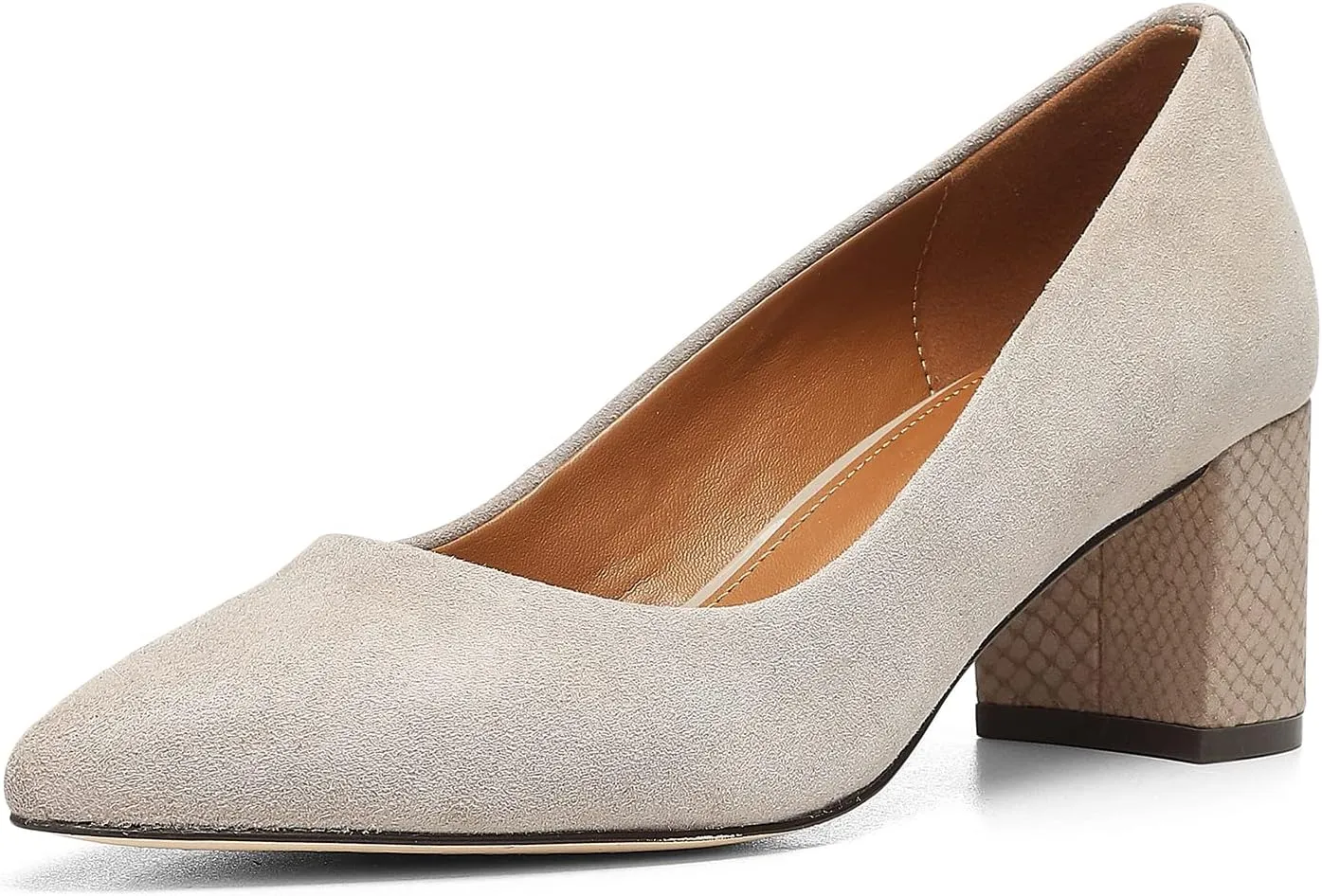 Donald Pliner Women's Stephani High Crepe Fabric – 2” Block, Chunky Heels Dress Shoes, Classic Pump