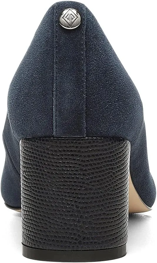 Donald Pliner Women's Stephani High Crepe Fabric – 2” Block, Chunky Heels Dress Shoes, Classic Pump