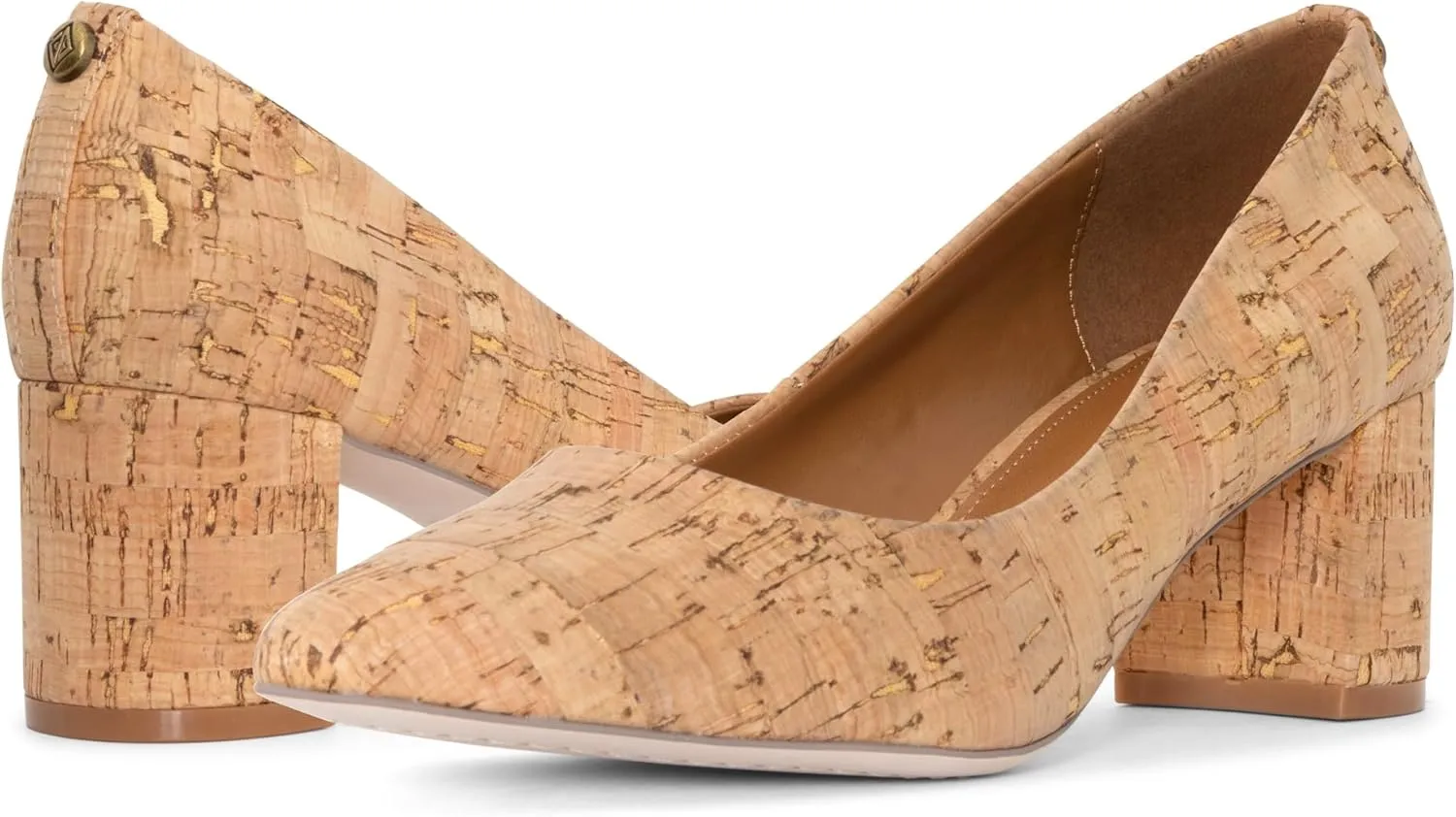 Donald Pliner Women's Stephani High Crepe Fabric – 2” Block, Chunky Heels Dress Shoes, Classic Pump