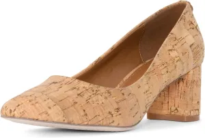 Donald Pliner Women's Stephani High Crepe Fabric – 2” Block, Chunky Heels Dress Shoes, Classic Pump