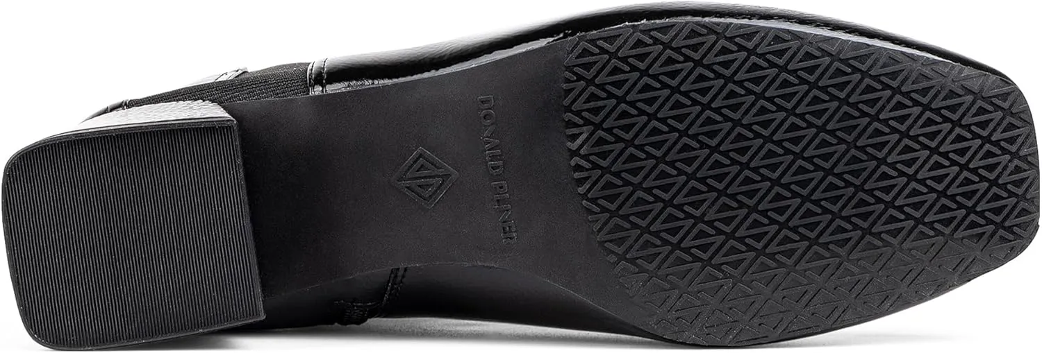 Donald Pliner Women's Travis Crinkle Patent Chelsea Boot