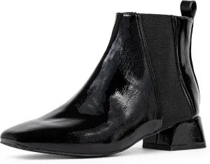 Donald Pliner Women's Travis Crinkle Patent Chelsea Boot