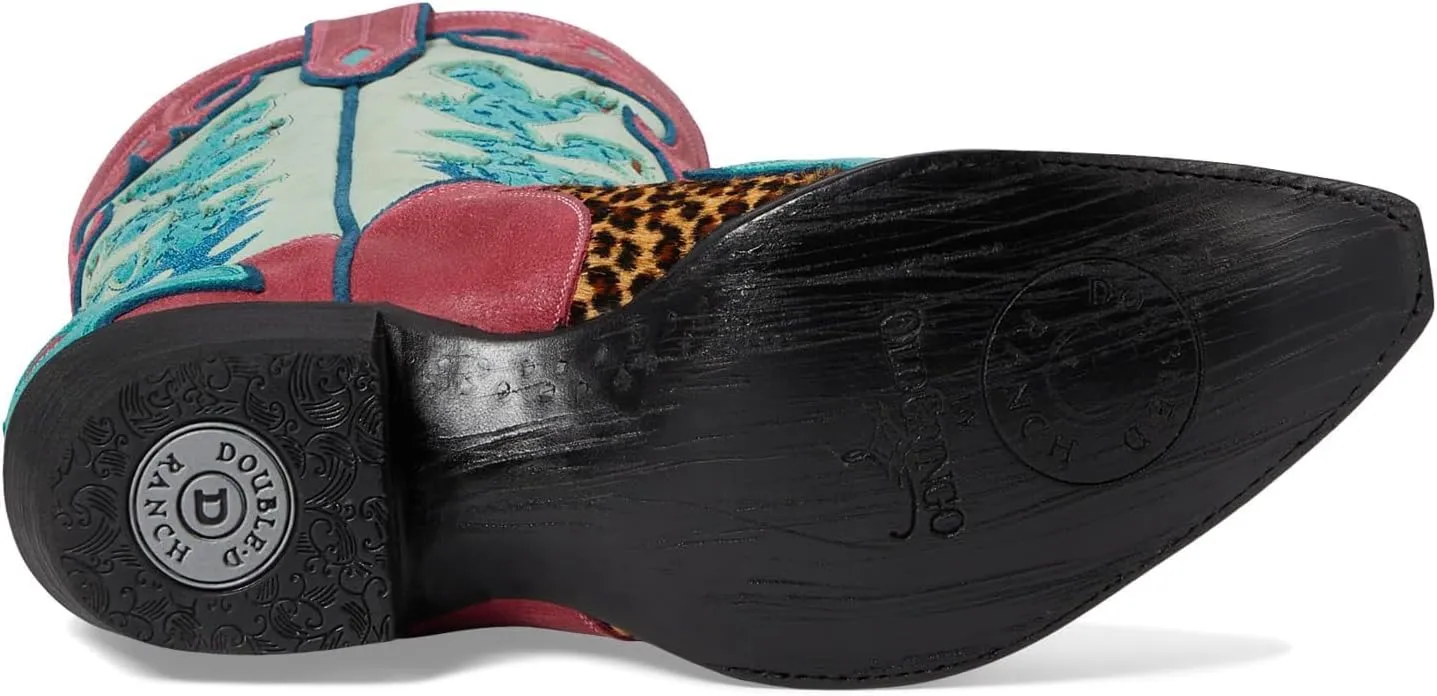 Double D Ranch Women's Desert Desperado Western Boot Snip Toe - Ddl1022-1