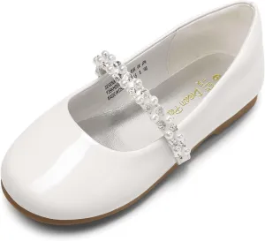 DREAM PAIRS Girls Mary Jane Dress Shoes Ballerina Flats for Wedding, Party (Toddler/Little Kid/Big Kid)