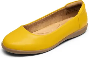 DREAM PAIRS Women’s Comfortable Ballet Dressy Work Flats, Round Toe Slip on Office Shoes