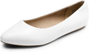 DREAM PAIRS Women's Dress Pointed Toe Flats Ballet Comfort Soft Slip On Casual Flat Shoes for Work Office Business