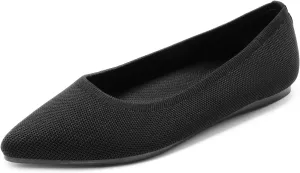 DREAM PAIRS Women's Dress Pointed Toe Flats Ballet Comfort Soft Slip On Casual Flat Shoes for Work Office Business