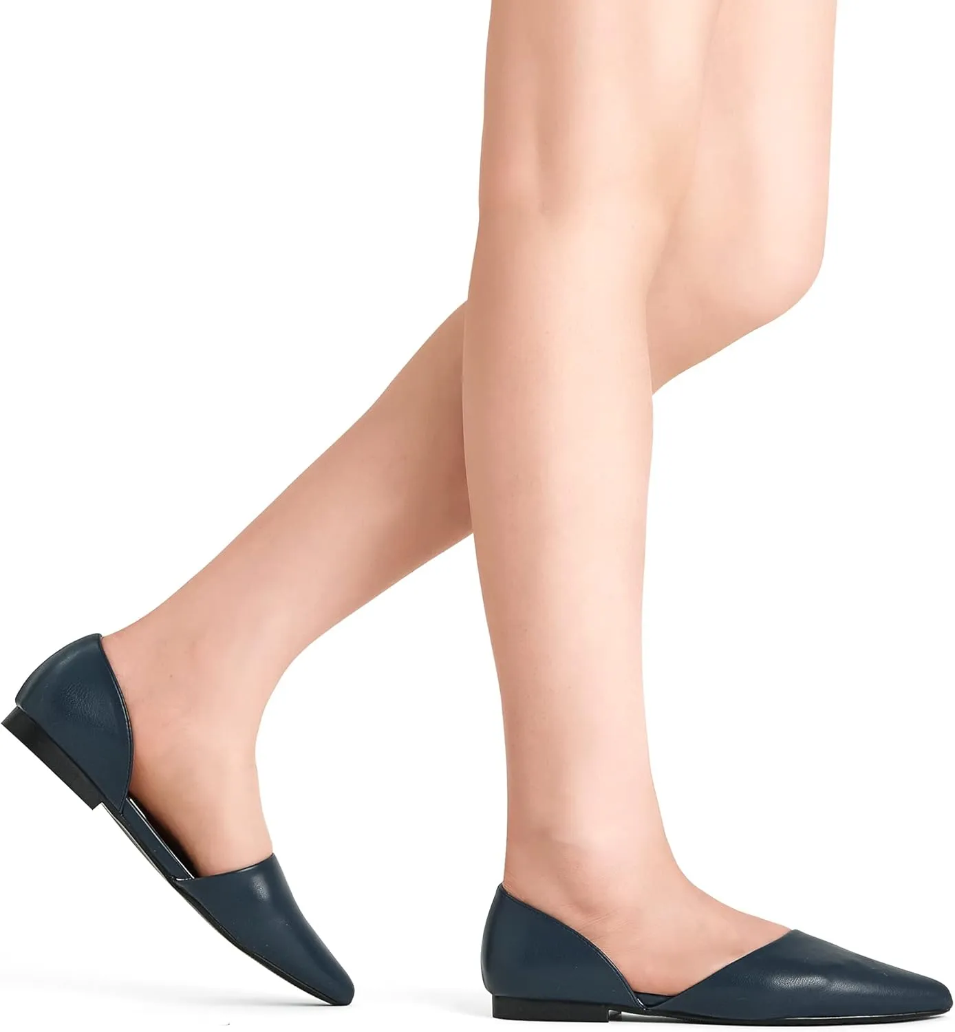 DREAM PAIRS Women's Elegant Dressy Flats Shoes Pointed Toe Casual Comfort Slip on Walking Flats for Women