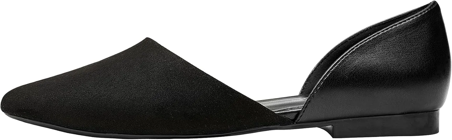DREAM PAIRS Women's Elegant Dressy Flats Shoes Pointed Toe Casual Comfort Slip on Walking Flats for Women