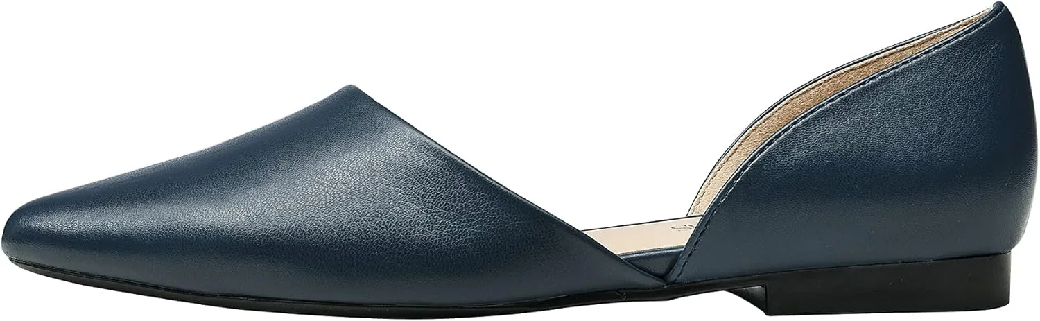 DREAM PAIRS Women's Elegant Dressy Flats Shoes Pointed Toe Casual Comfort Slip on Walking Flats for Women