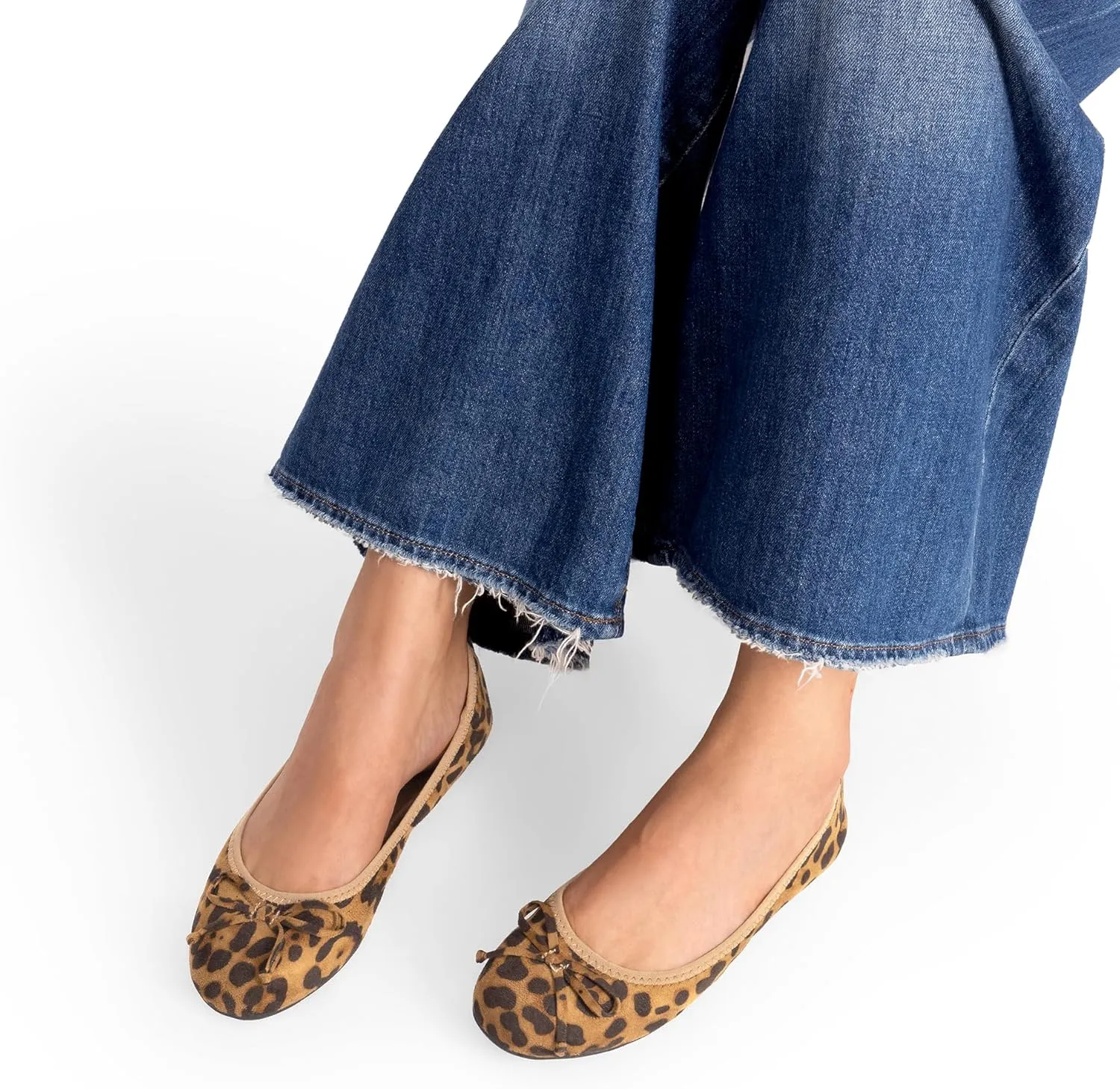 DREAM PAIRS Women's Flats, Foldable Ballet Flats for Women, Bowknot Round Toe Comfort Light Weight Slip-On Dress Shoes