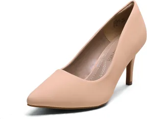DREAM PAIRS Women's High Stiletto Heels Closed Pointed Toe Dress Pumps Shoes for Wedding Work Office Business, 3 Inches