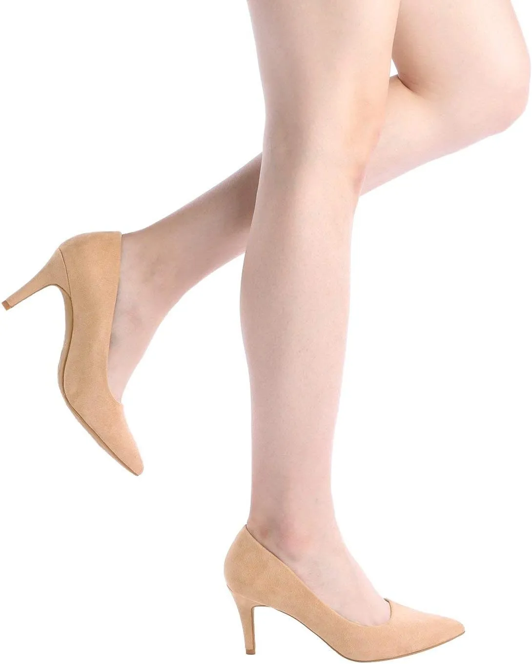 DREAM PAIRS Women's High Stiletto Heels Closed Pointed Toe Dress Pumps Shoes for Wedding Work Office Business, 3 Inches