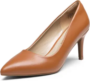 DREAM PAIRS Women's High Stiletto Heels Closed Pointed Toe Dress Pumps Shoes for Wedding Work Office Business, 3 Inches