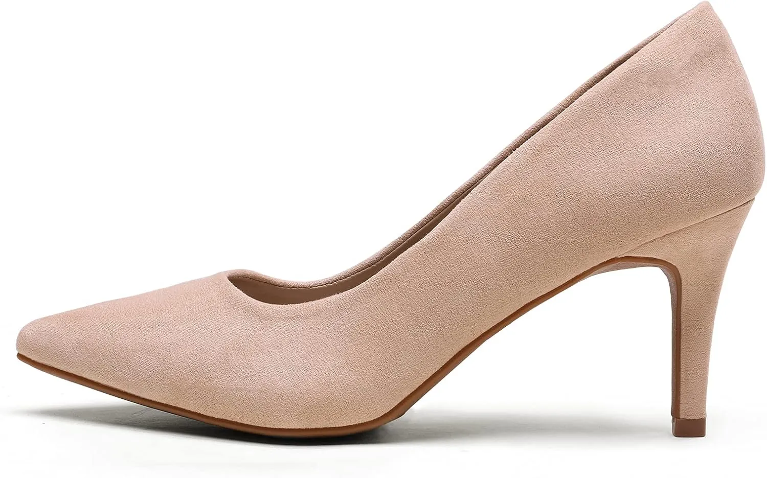 DREAM PAIRS Women's High Stiletto Heels Closed Pointed Toe Dress Pumps Shoes for Wedding Work Office Business, 3 Inches