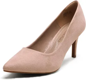 DREAM PAIRS Women's High Stiletto Heels Closed Pointed Toe Dress Pumps Shoes for Wedding Work Office Business, 3 Inches