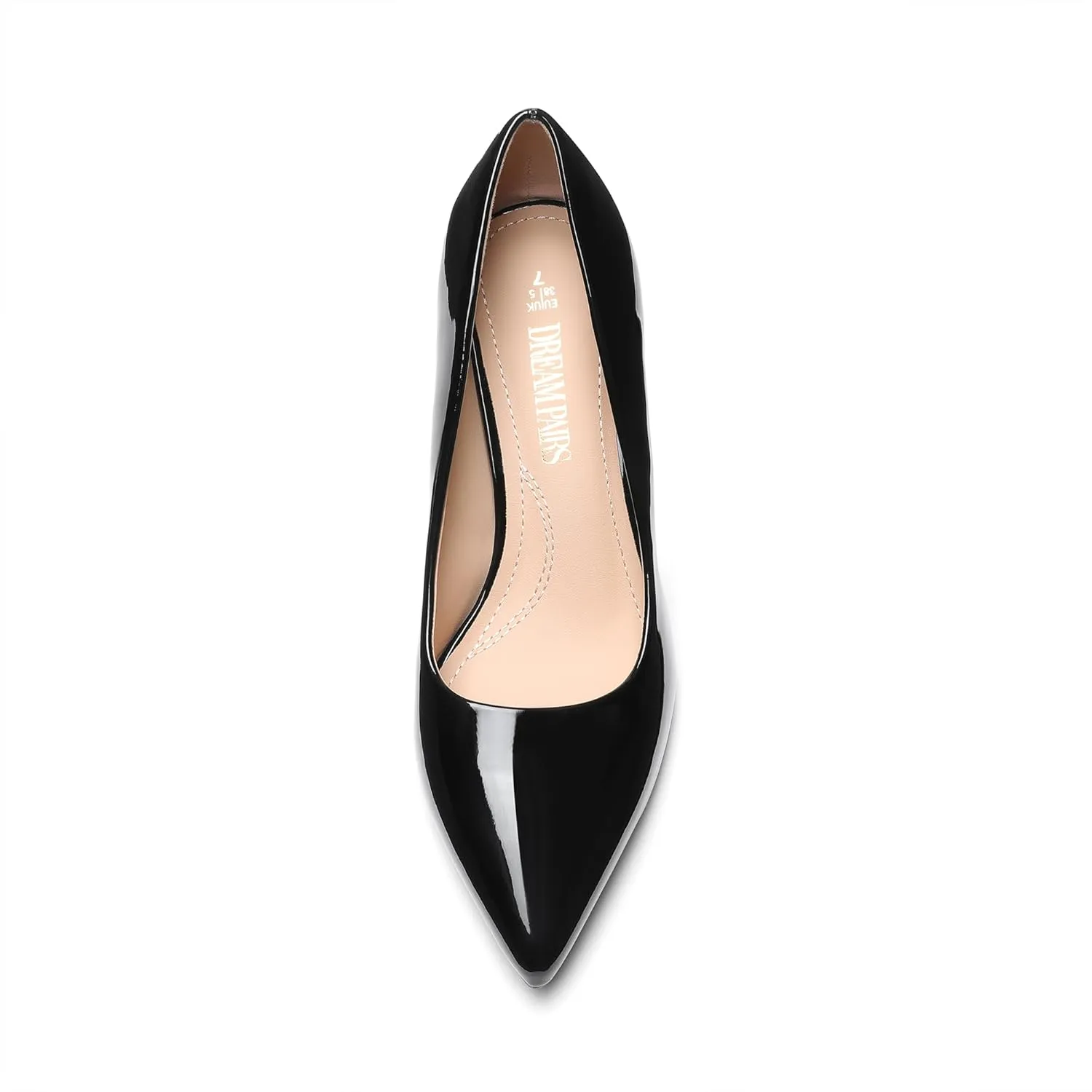 DREAM PAIRS Women's High Stiletto Heels Closed Pointed Toe Dress Pumps Shoes for Wedding Work Office Business, 3 Inches