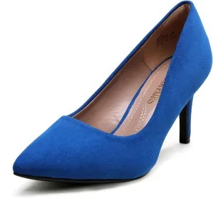 DREAM PAIRS Women's High Stiletto Heels Closed Pointed Toe Dress Pumps Shoes for Wedding Work Office Business, 3 Inches