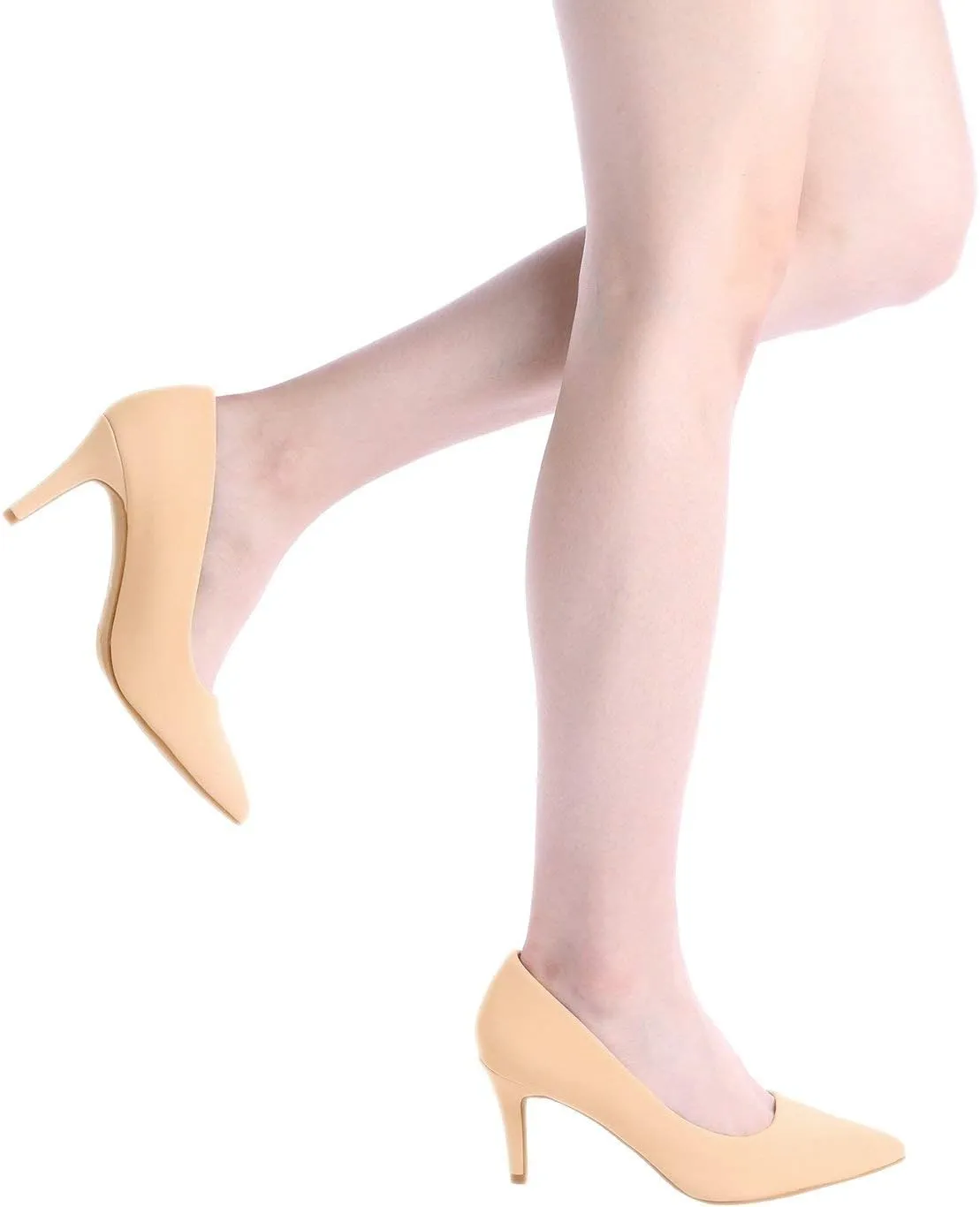 DREAM PAIRS Women's High Stiletto Heels Closed Pointed Toe Dress Pumps Shoes for Wedding Work Office Business, 3 Inches