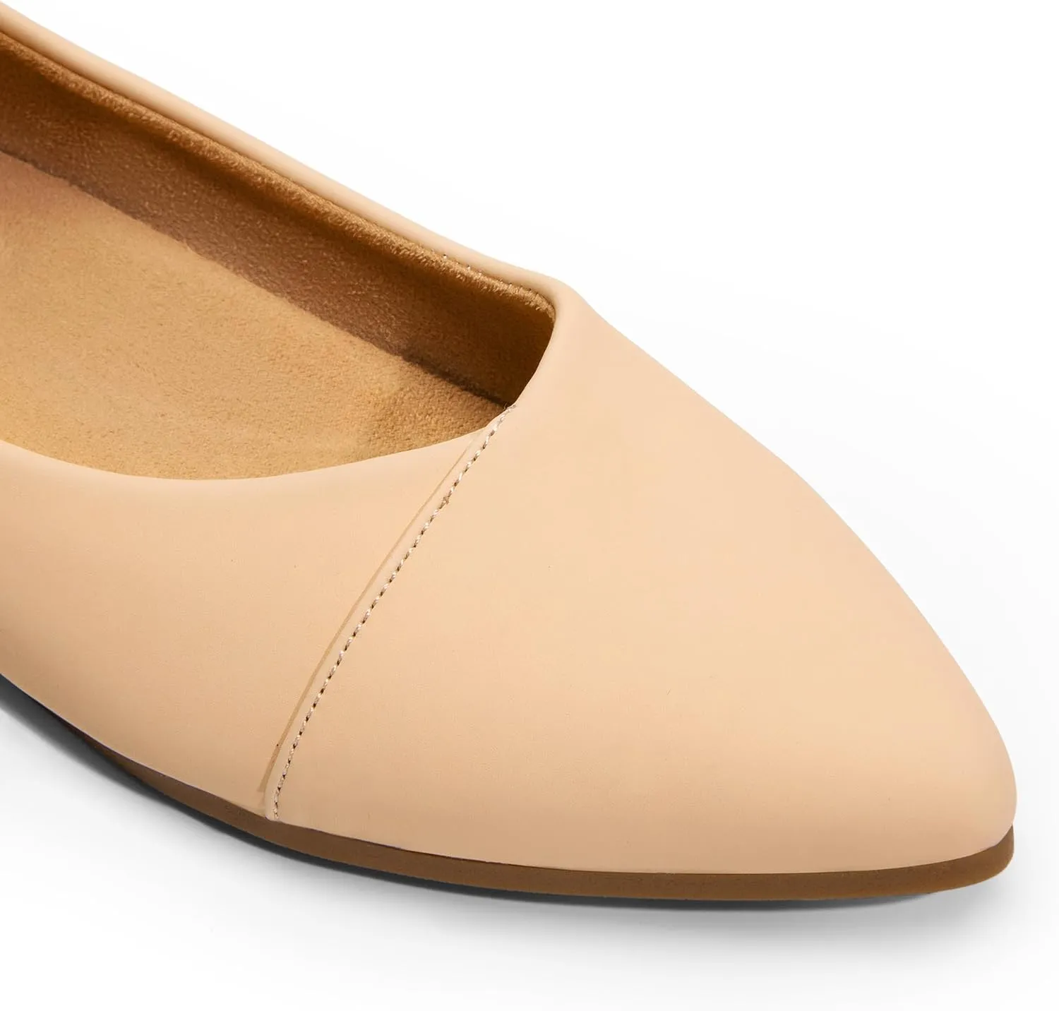 DREAM PAIRS Women's Pointed Toe Ballet Flats Dress Flats Comfort Dressy Flats Shoes