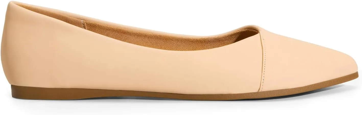 DREAM PAIRS Women's Pointed Toe Ballet Flats Dress Flats Comfort Dressy Flats Shoes