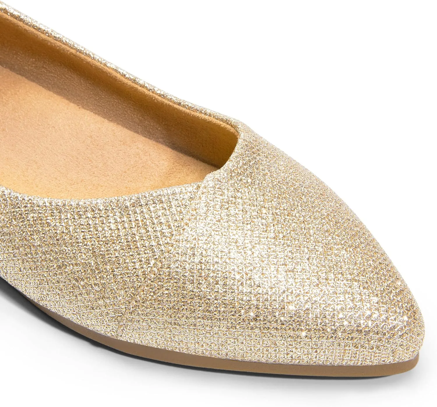 DREAM PAIRS Women's Pointed Toe Ballet Flats Dress Flats Comfort Dressy Flats Shoes
