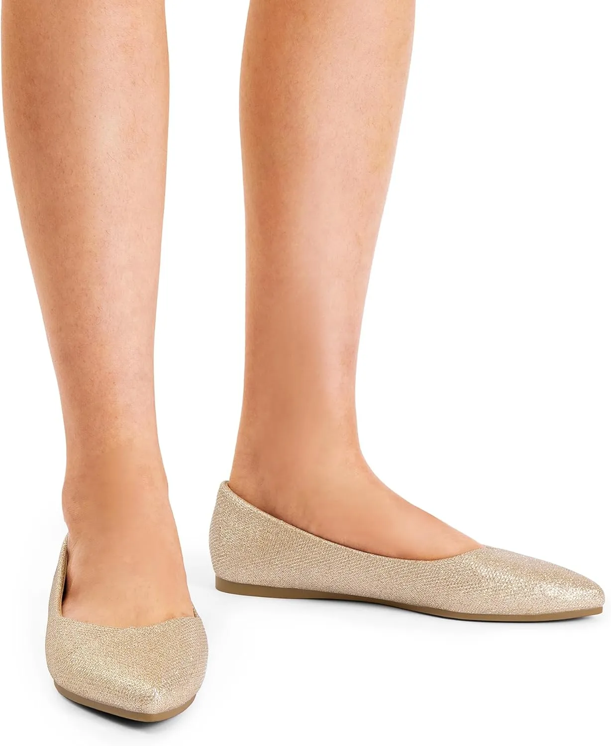 DREAM PAIRS Women's Pointed Toe Ballet Flats Dress Flats Comfort Dressy Flats Shoes