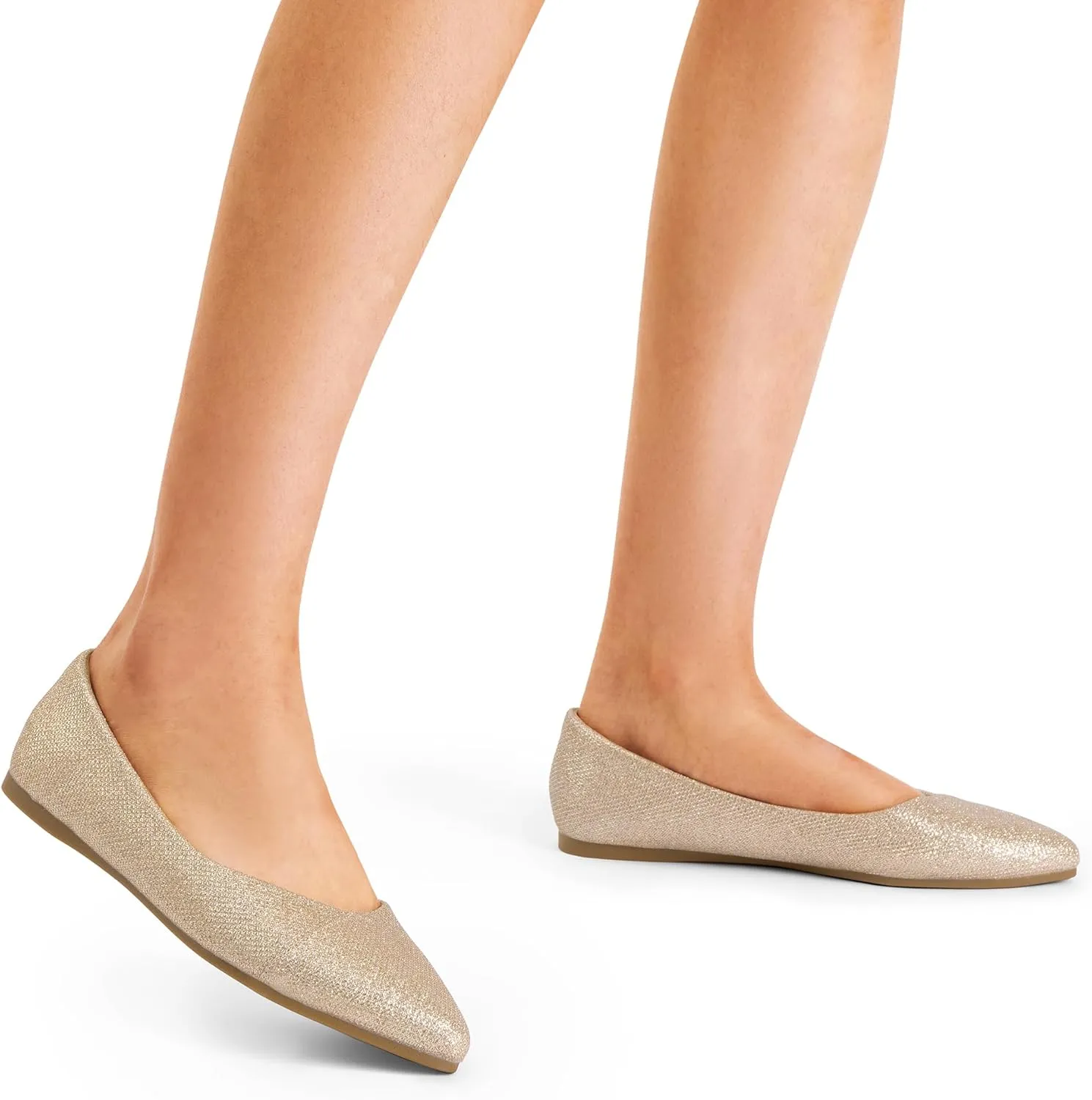 DREAM PAIRS Women's Pointed Toe Ballet Flats Dress Flats Comfort Dressy Flats Shoes