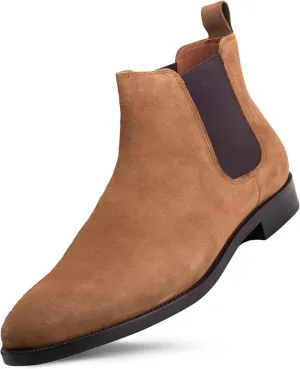 Dunross & Sons Men Jayden Chelsea Boot, Comfortable Leather Boot
