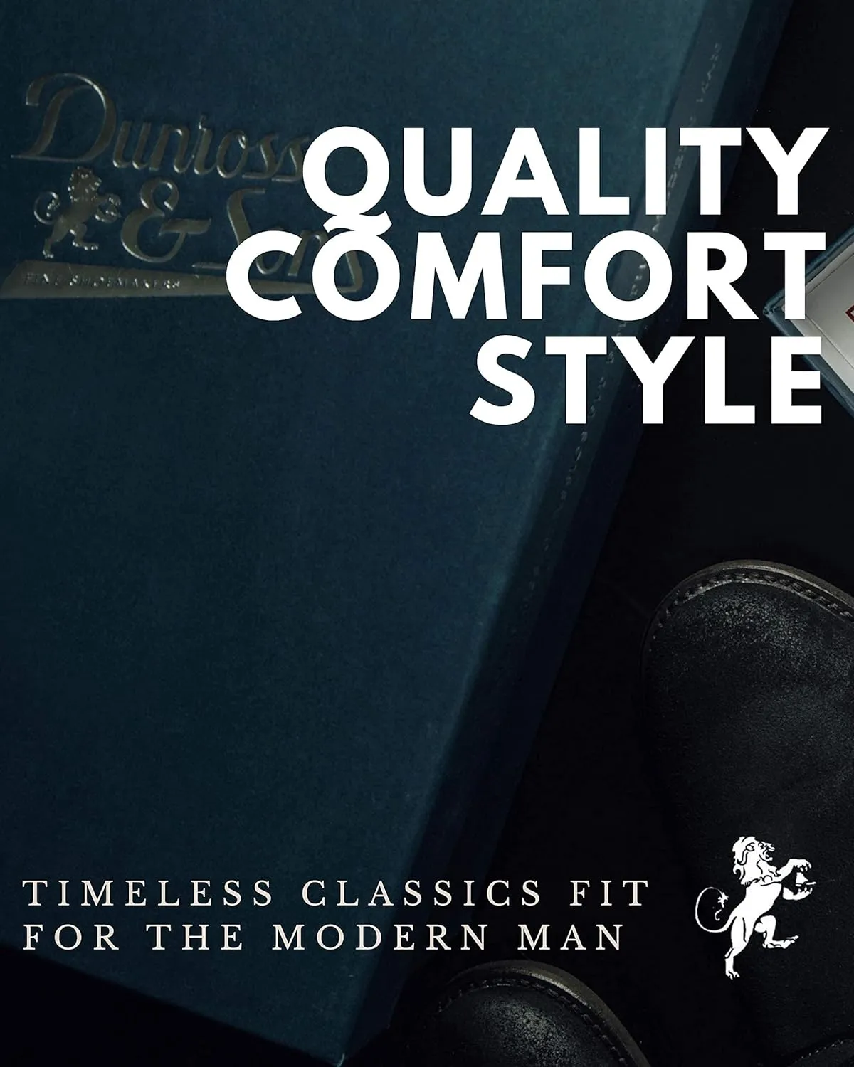 Dunross & Sons Men Jayden Chelsea Boot, Comfortable Leather Boot