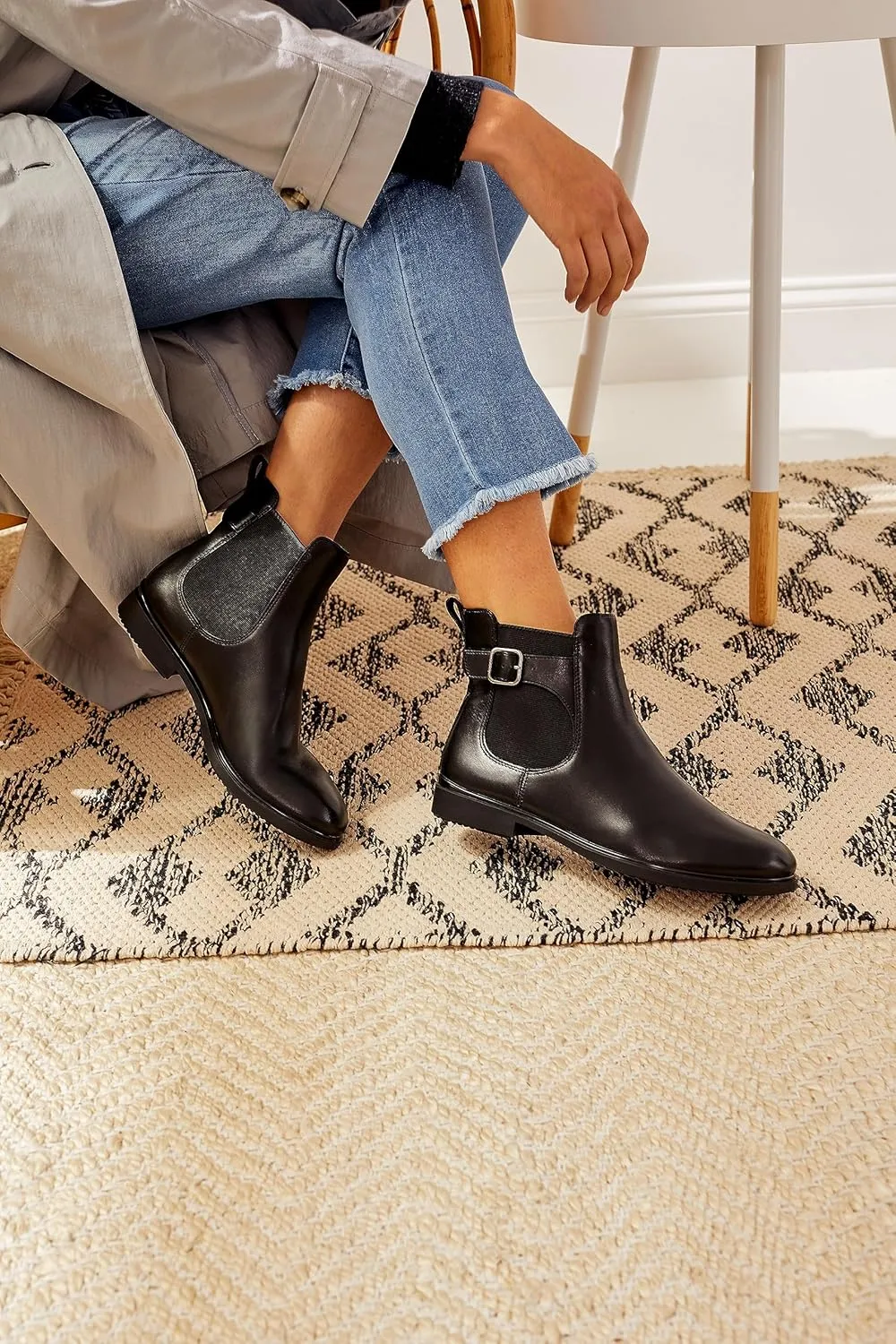 ECCO Women's Dress Classic Chelsea Buckle Ankle Boot