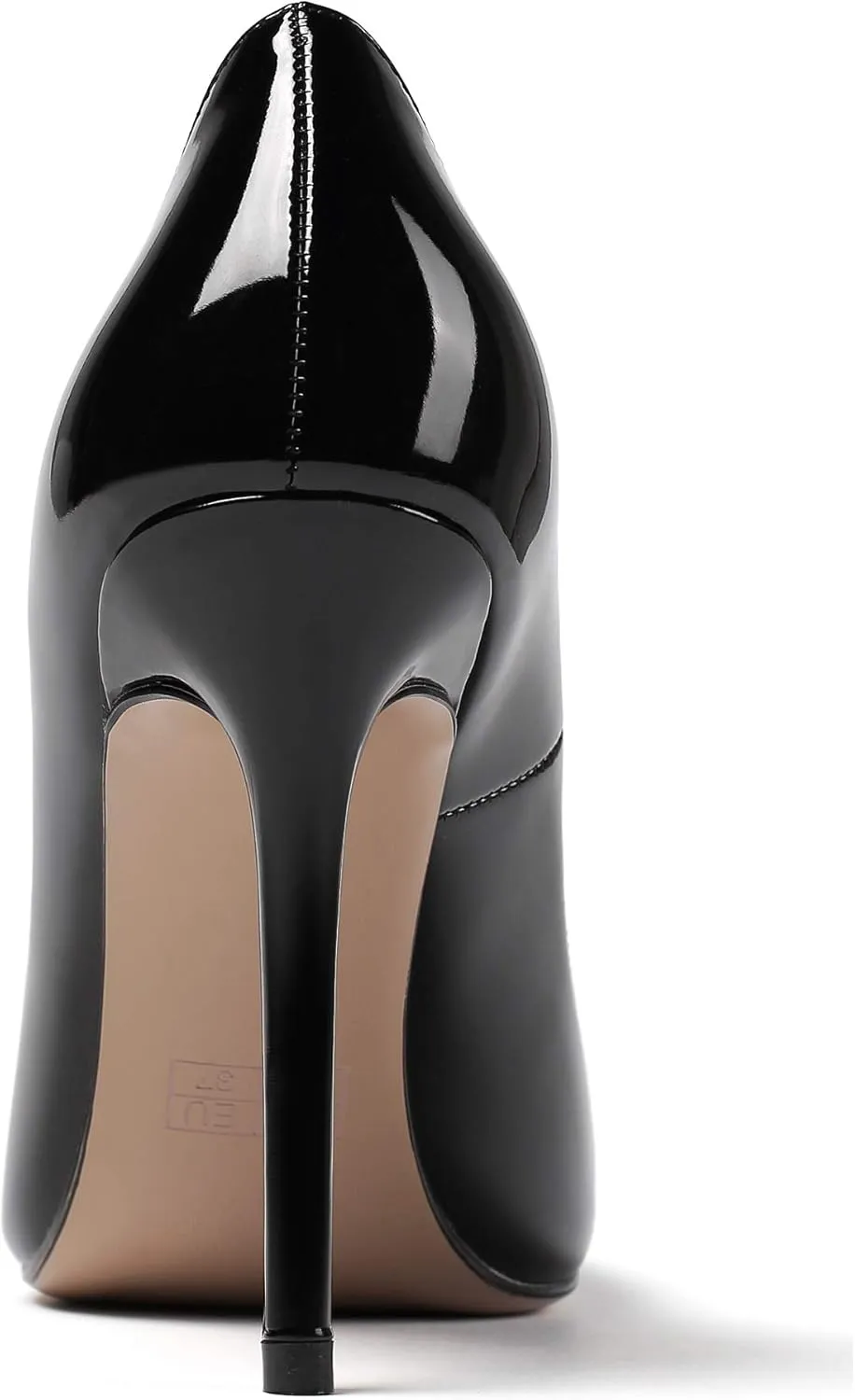 Eldof Women's Classic Dress Pumps Shoes, Sexy Pointed Toe 4" Stiletto High Heels, Office Formal Slip On Size 5-13
