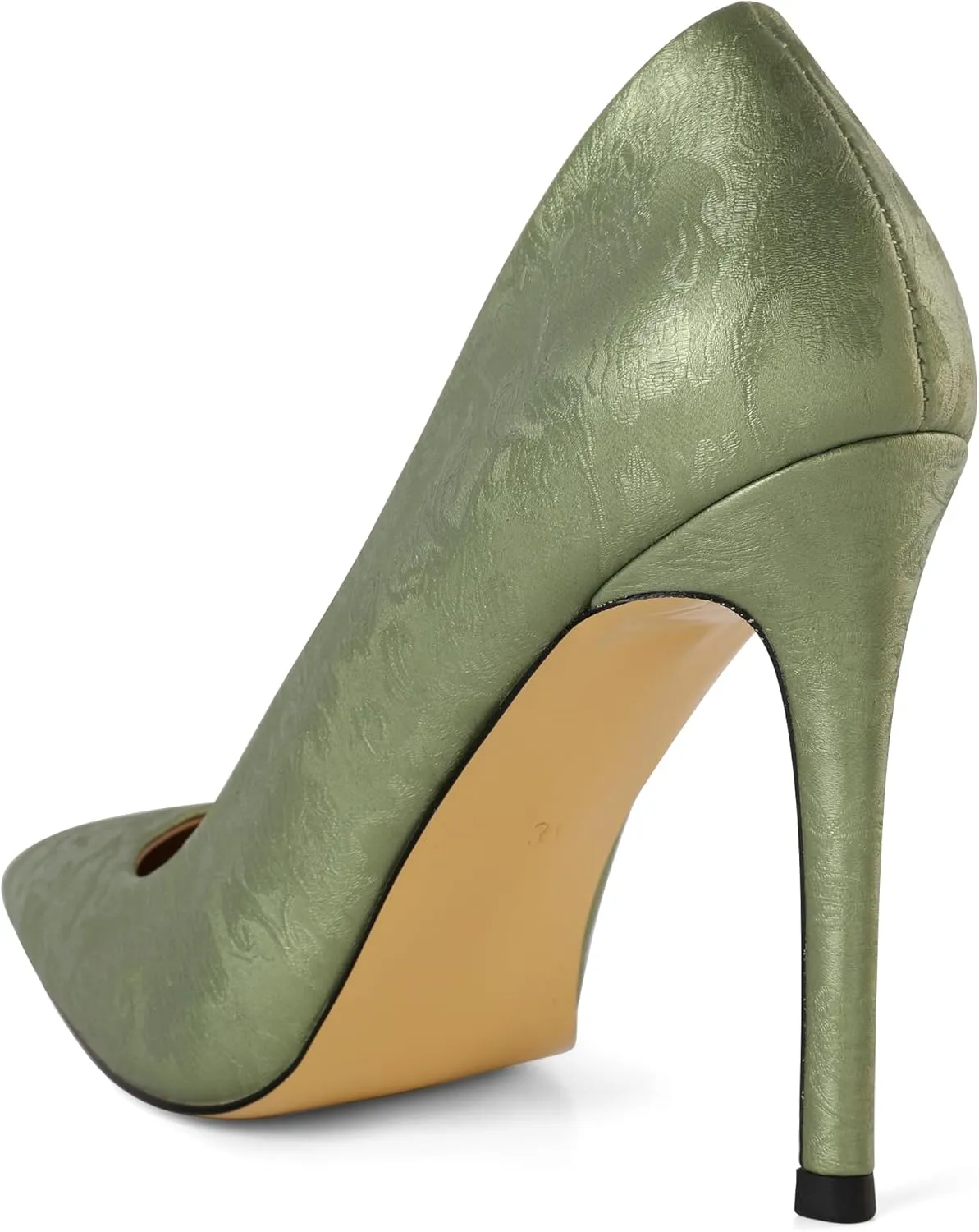 Eldof Women's Classic Dress Pumps Shoes, Sexy Pointed Toe 4" Stiletto High Heels, Office Formal Slip On Size 5-13